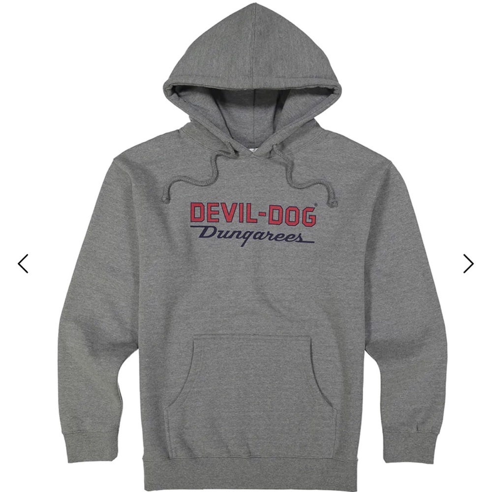 Size M DEVIL-DOG Dungarees fleece lined hoodie